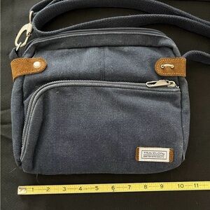 Travelon Anti-theft Heritage Crossbody Bag, Blue